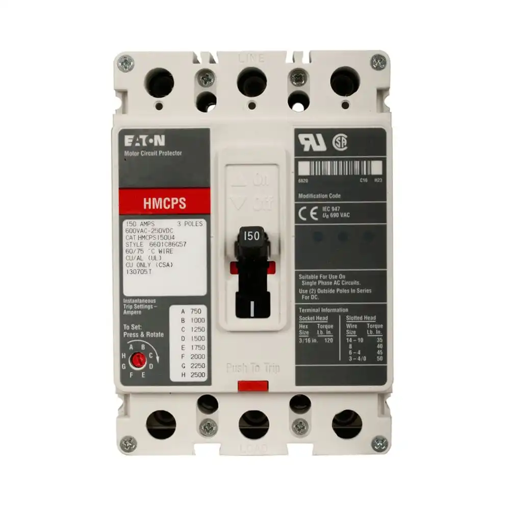 ETNHMCPS015E0C - EATON 3P15A 600V MOTOR CIRCUIT PROTECTOR
