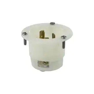 LEV2325 - LEVITON WH INLET FLANGED 2PO 3WI L6-20P 20A250V